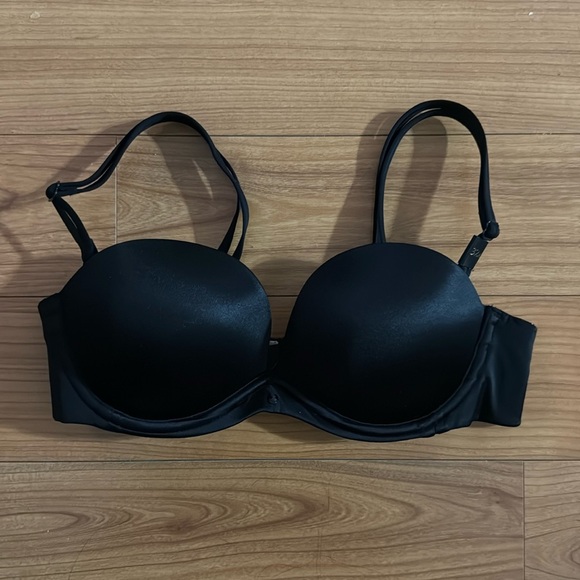 Victoria Secret Black Convertible Strapless Bra 32A - Picture 1 of 2